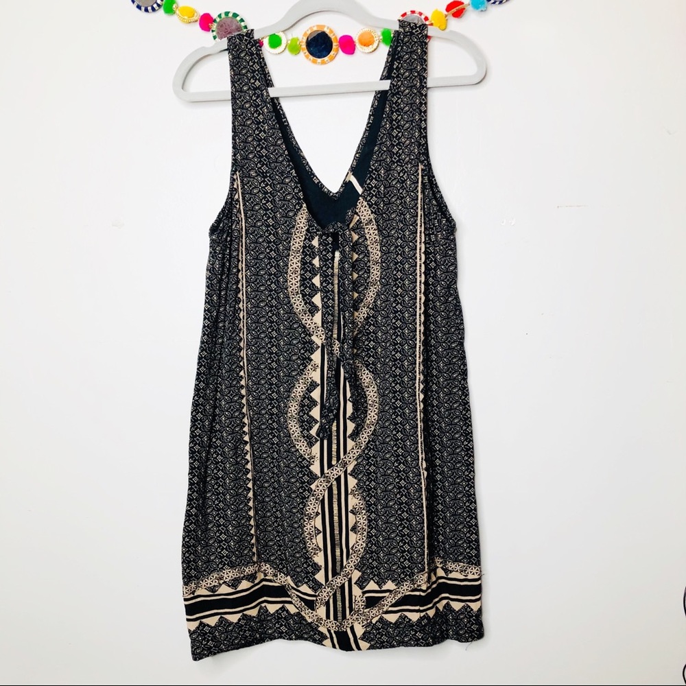 FREE PEOPLE black comb dress - Picture 4 of 9